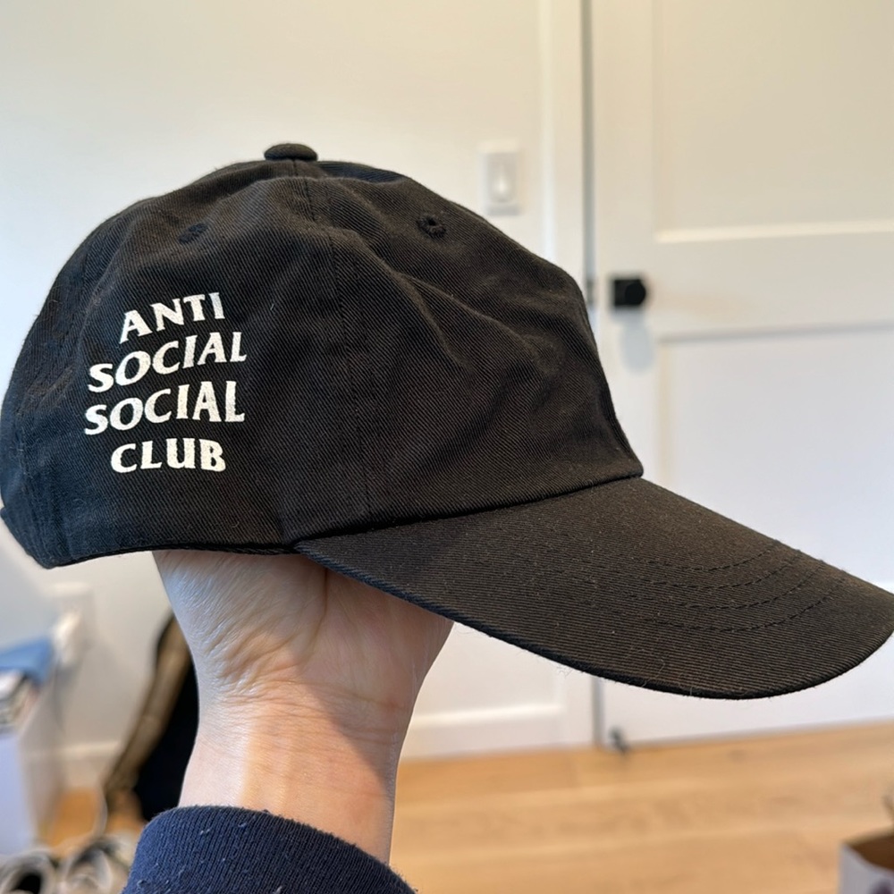 Original anti social social club hat in great condition. One size.
